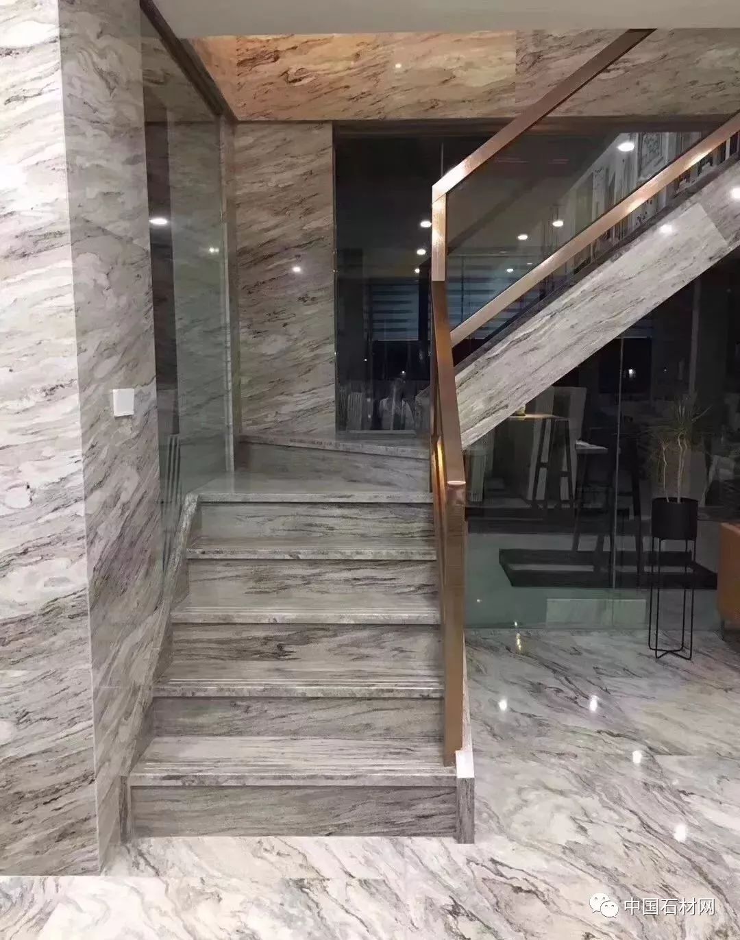 天然大理石诠释经典豪宅家装—楼梯（踏步）新案例，第二篇 - 知乎