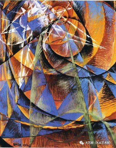 意大利未来主义代表画家 giacomo balla 经典绘画作品_贾科莫