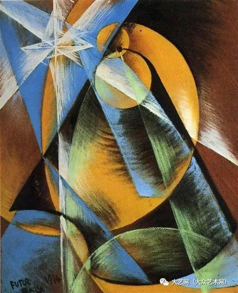 意大利未来主义代表画家 giacomo balla 经典绘画作品_贾科莫