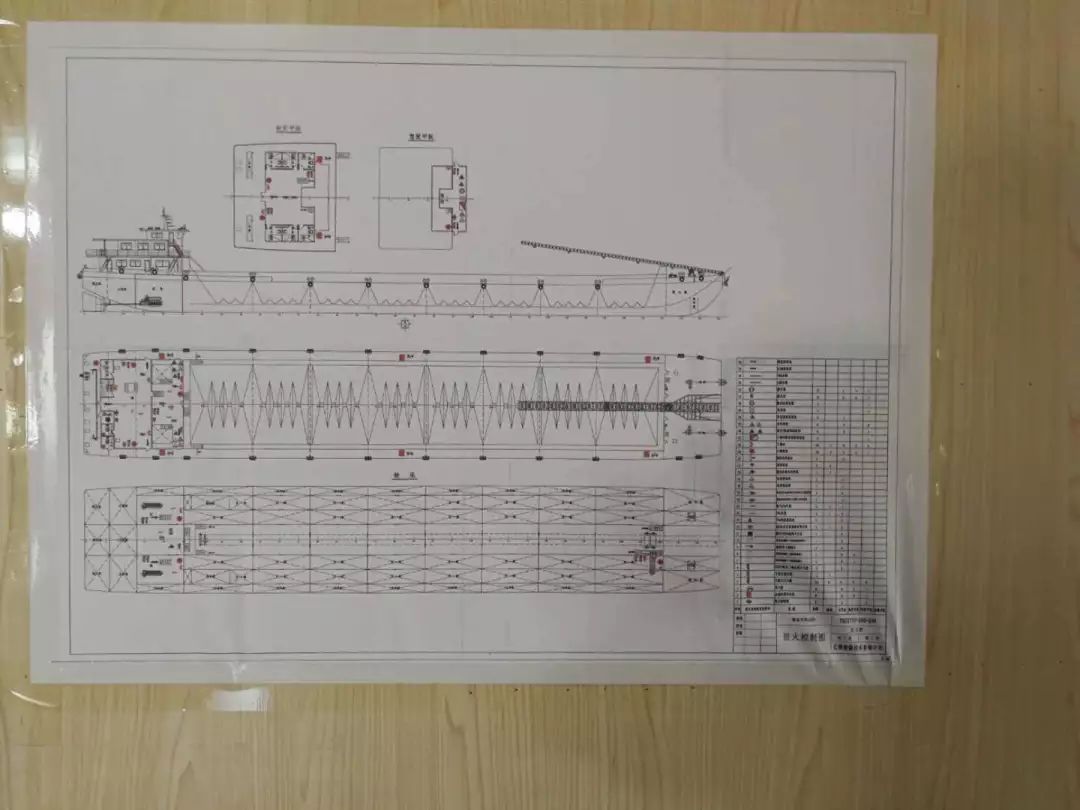 缺陷六:船上未存放,展示防火控制图.