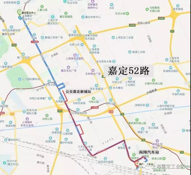 拟调整线路走向:自公交嘉定新城站起,经云谷路,麦积路,胜辛路,胜辛南