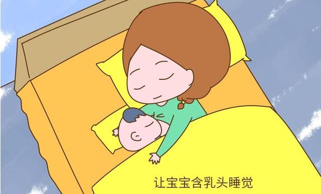                     原创            宝宝睡觉时一直含着奶头不放，怎么改正？