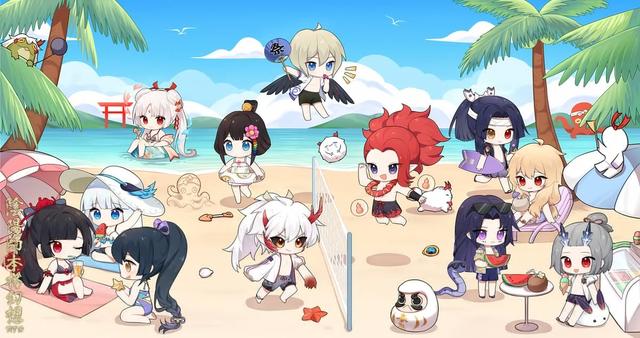 阴阳师亚服线下活动公开海之屋放飞泳装皮肤卫星敢实装就敢氪