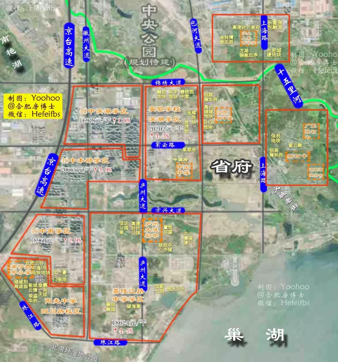 合肥滨湖新区2019年房价分析及投资建议(中)