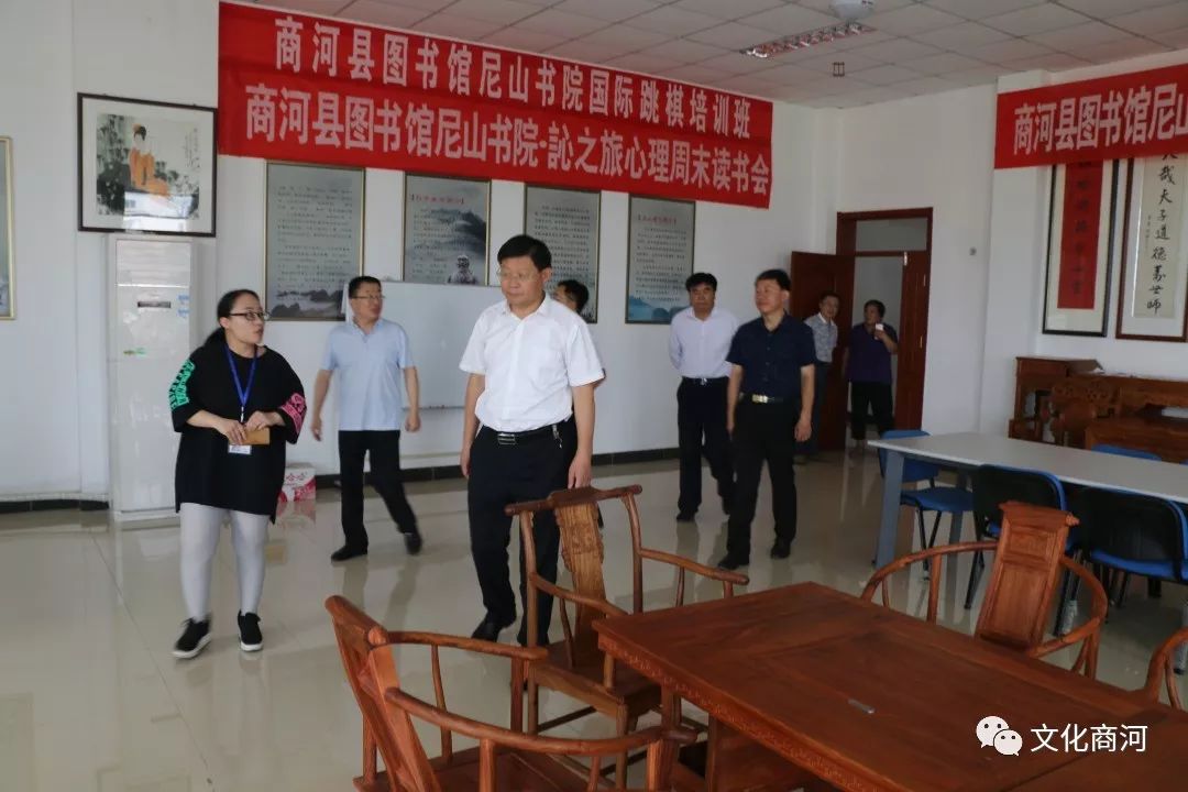 商河县委常委宣传部长董泽勇调研指导文化旅游工作