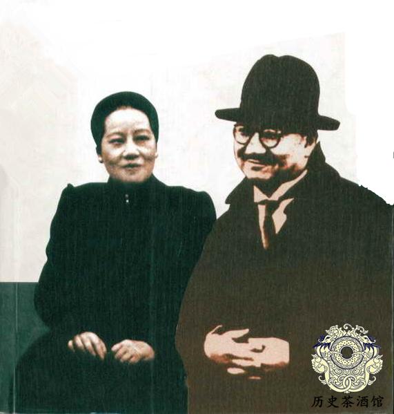 民国名人夫妻的珍贵合影:图四是张学良和夫人,图九是"