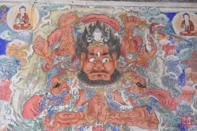 原创山西浑源荆庄大云寺的十大明王壁画