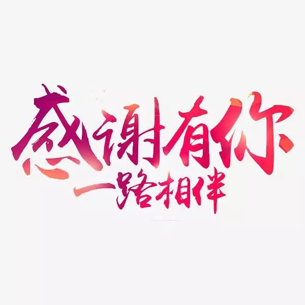 一路相伴,感谢有你.