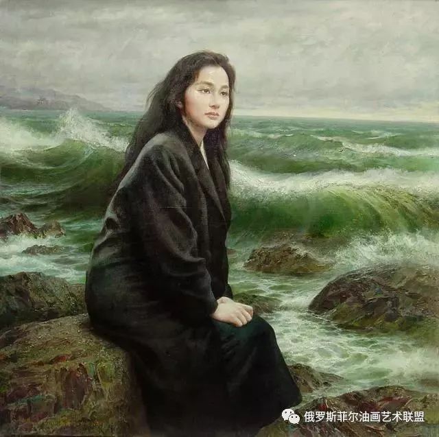 中国油画家刘文进油画人物作品欣赏