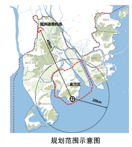 横跨金湾斗门珠海空港经济区规划曝光