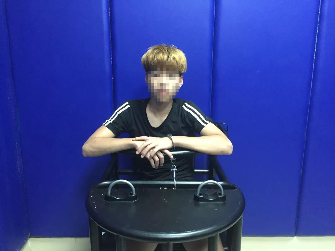 阳江警方抓了6个专门偷车偷油的杀马特