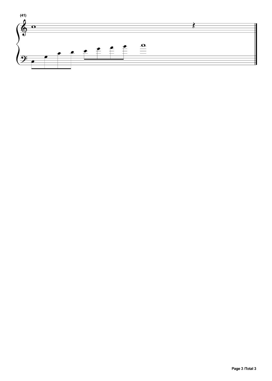 雨的印记钢琴曲简谱