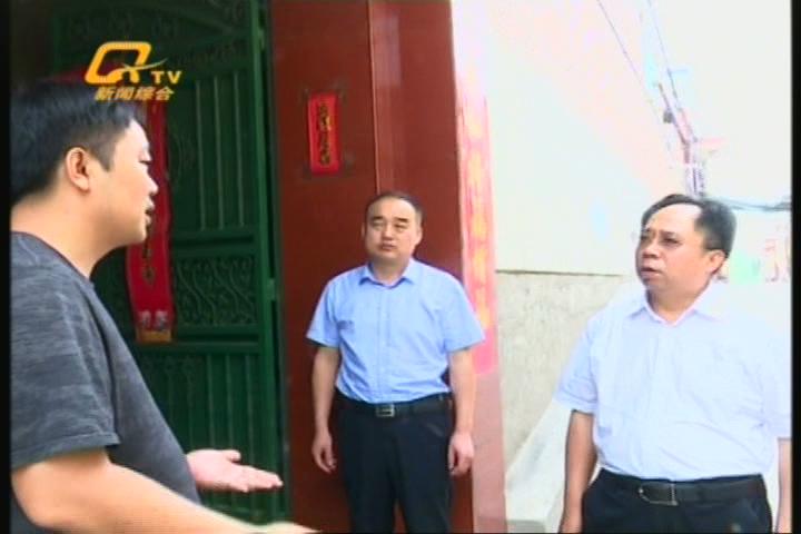 7月19日,县委常委,政法委书记许学林就昭馀镇三合