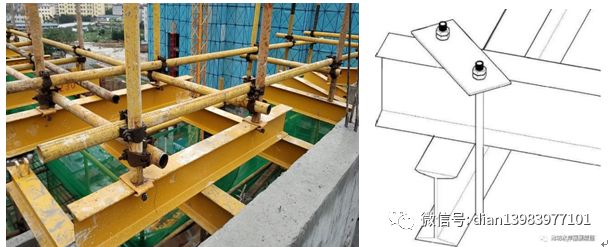 新型脚手架之梁侧悬挑承力架,安全技术交底书!