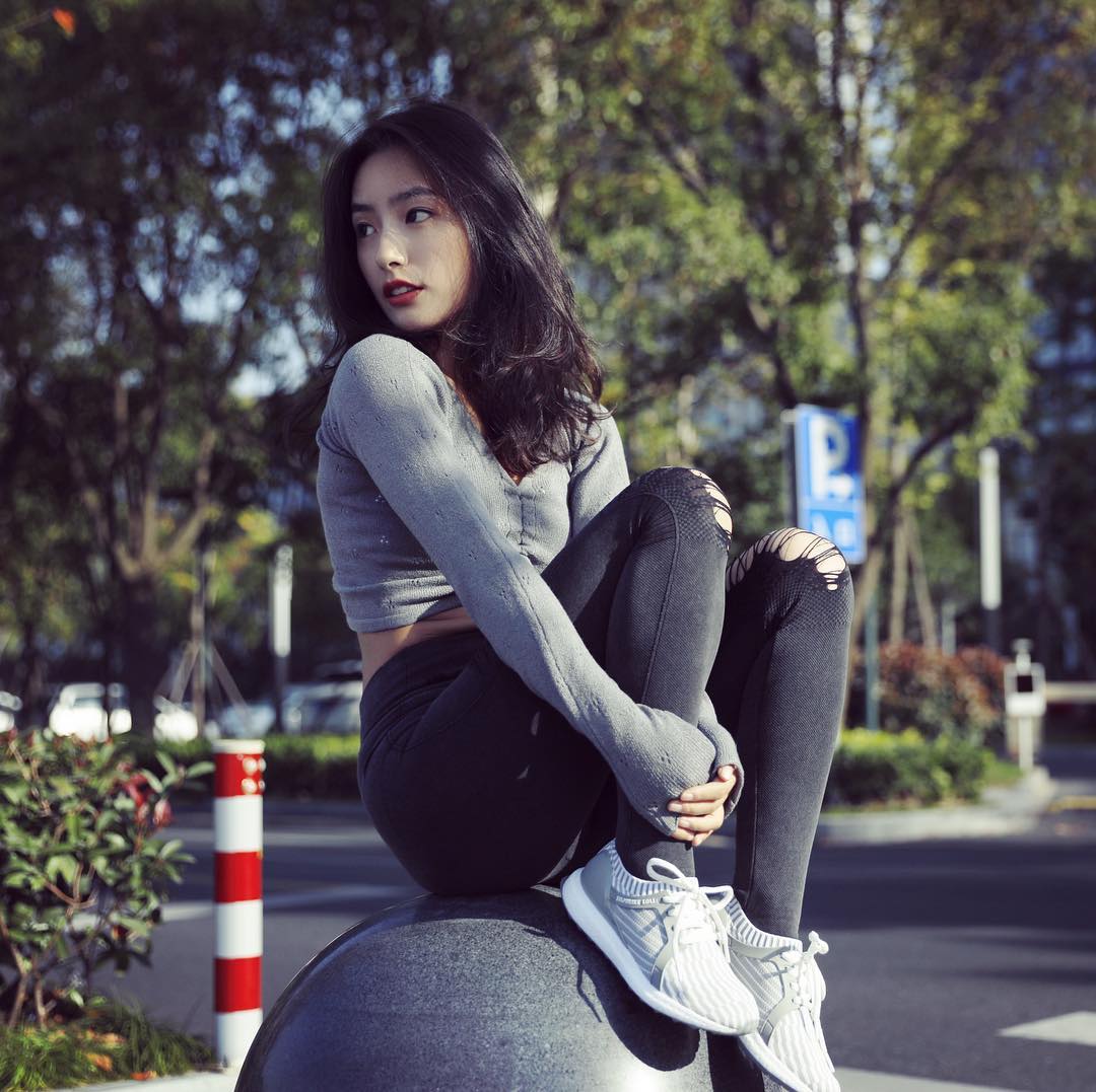 健身美女陈暖央,气质女神,甜美佳人,合辑三30张