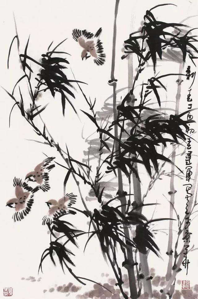 彩墨画家张建军——墨色交融 动静天然