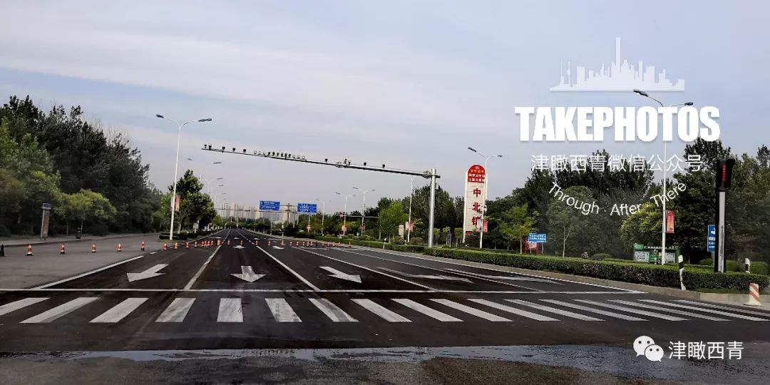 通了京福支线津静公路与中北大道今天双向通车