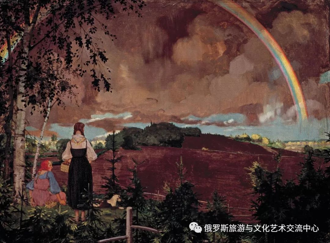 俄罗斯画家康斯坦丁安德烈耶维奇萨莫夫作品