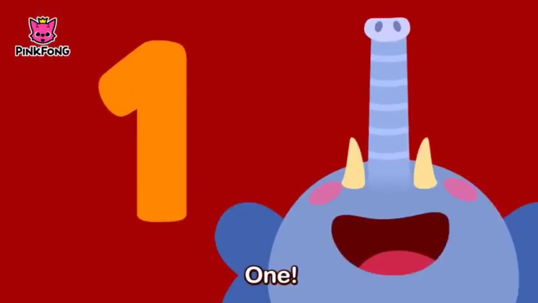 磨耳朵丨one big elephant,跟着大象认识数字1!