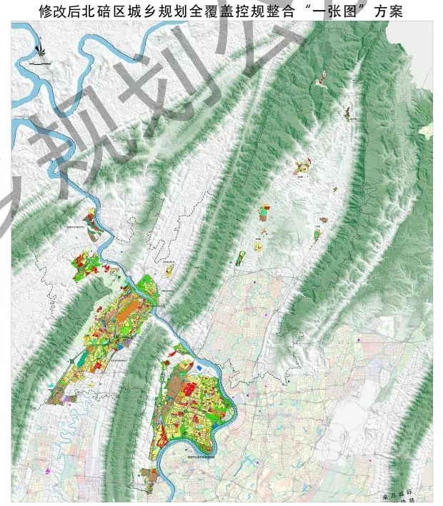 重庆主城区城乡规划全覆盖控规一张图方案公示