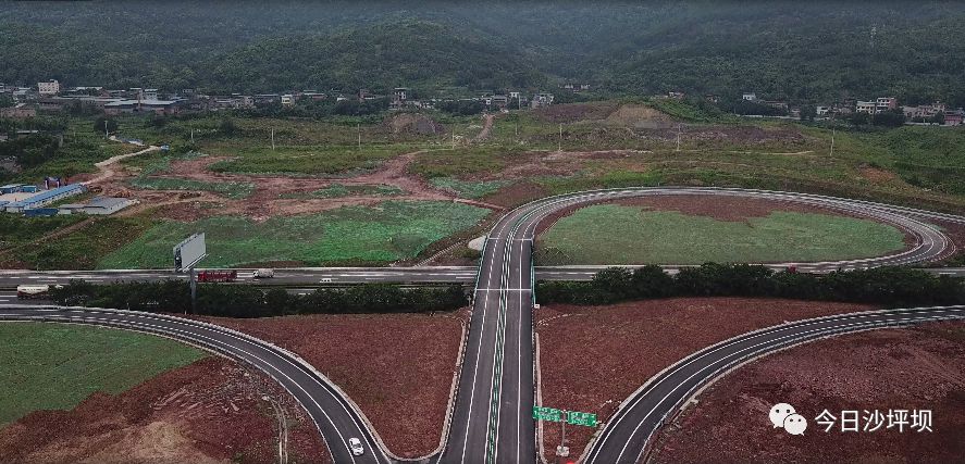 沙坪坝凤凰立交通车!青凤工业园发展驶入"快车道"!