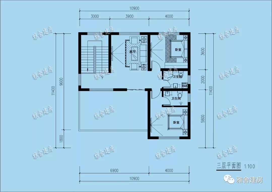 4米农村小别墅,方正实用,建栋让你风光返乡!