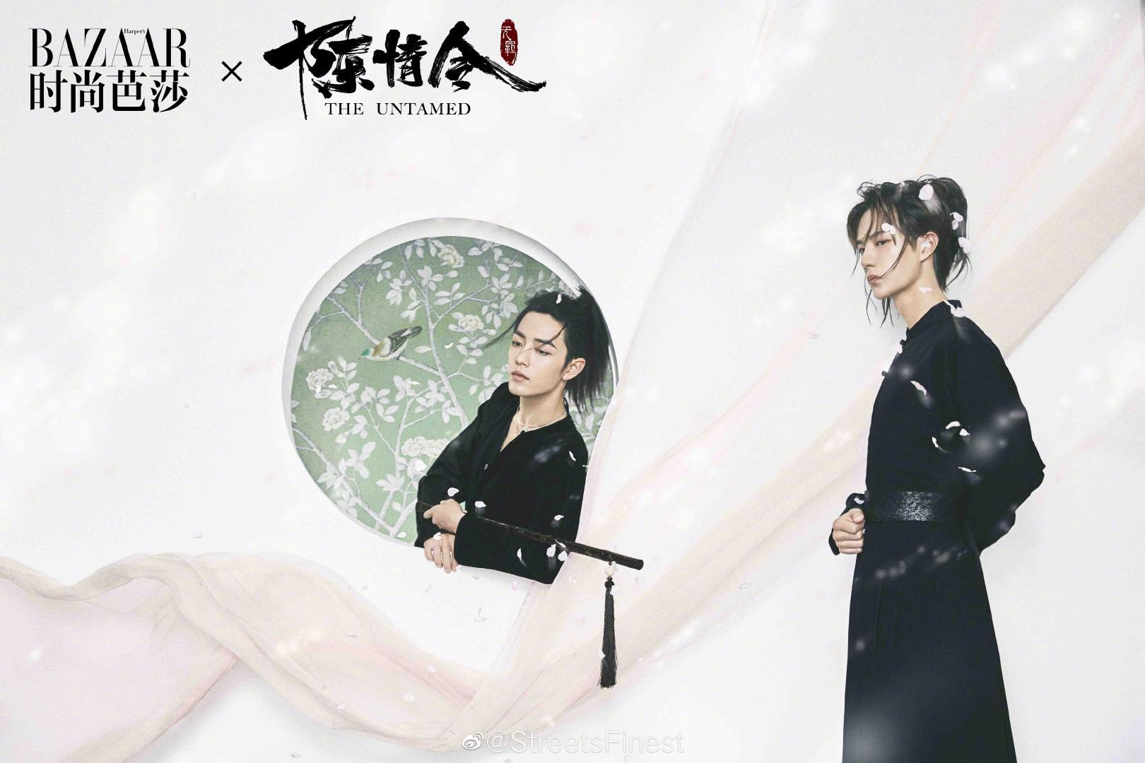 肖战王一博拍绝美古风大片,网友:神仙眷侣