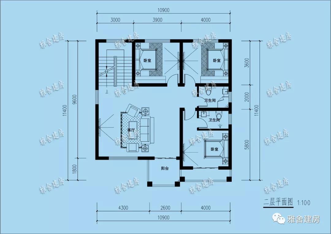 9x11.4米农村小别墅,方正实用,建栋让你风光返乡!