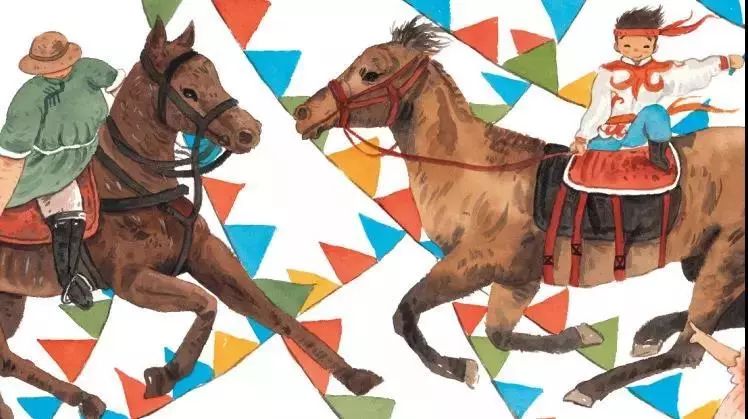 自古以来,蒙古族人对马就有特殊的感情,蒙古族人从小就在马背上长大