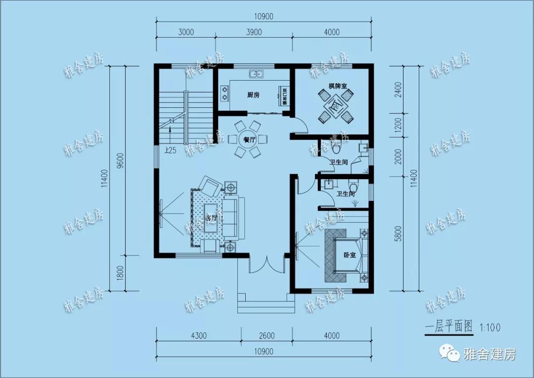 9x11.4米农村小别墅,方正实用,建栋让你风光返乡!