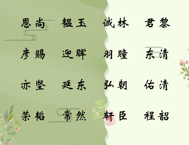                     像明星般耀眼的名字，令人心仪的宝宝名字大全