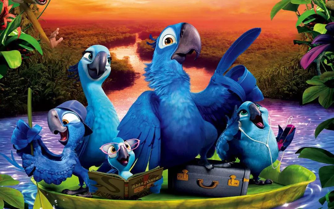 【电影童期声】拥有蓝色羽毛的鸟,要团结在一起!《里约大冒险》