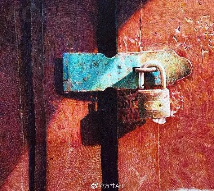 圆珠笔 | 旧门锁