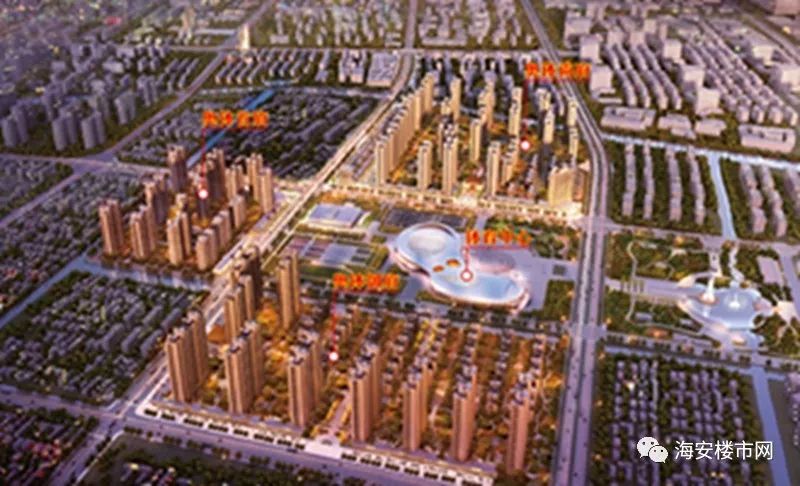 (奥体新城全景鸟瞰效果图)