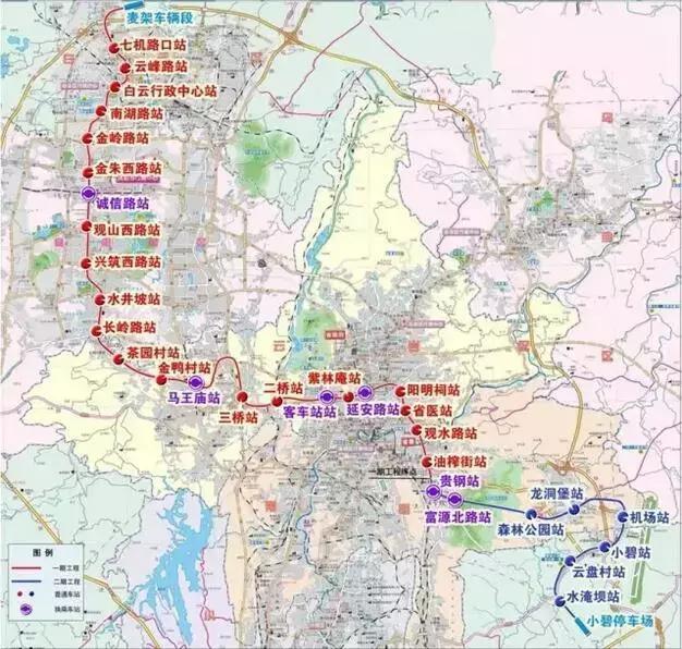 贵阳地铁2号线又一站点封顶!超长门洞百余米!