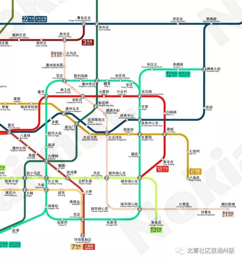 具体线路建设,运营等信息还以北京地铁届时公布为准.