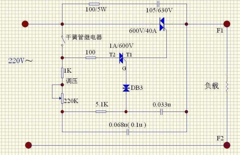 即可组成大功率干簧管开关,直接控制高电压大电流设备