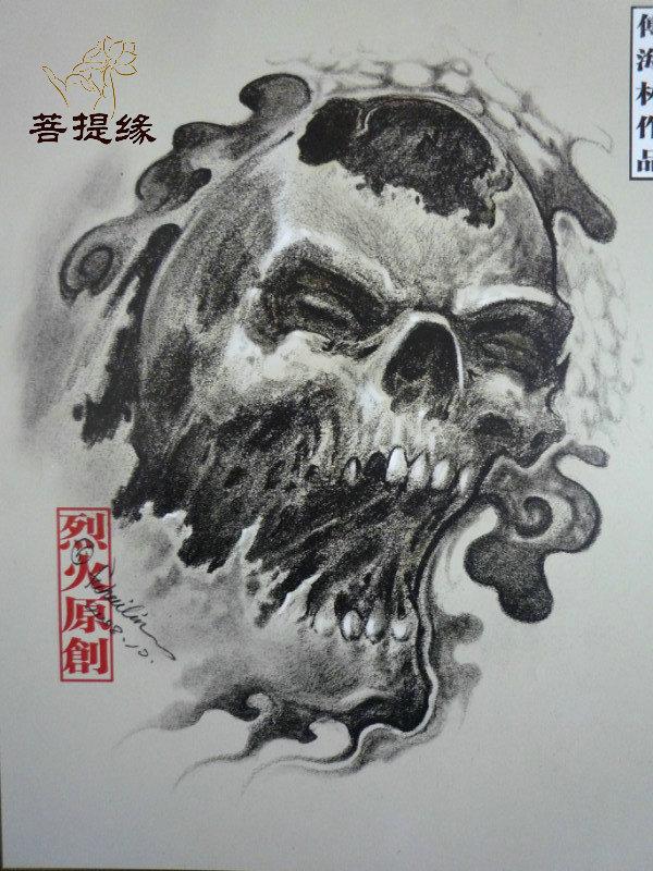 我是雕刻师菩提缘祥瑞纹身雕刻素描手稿第二十四期