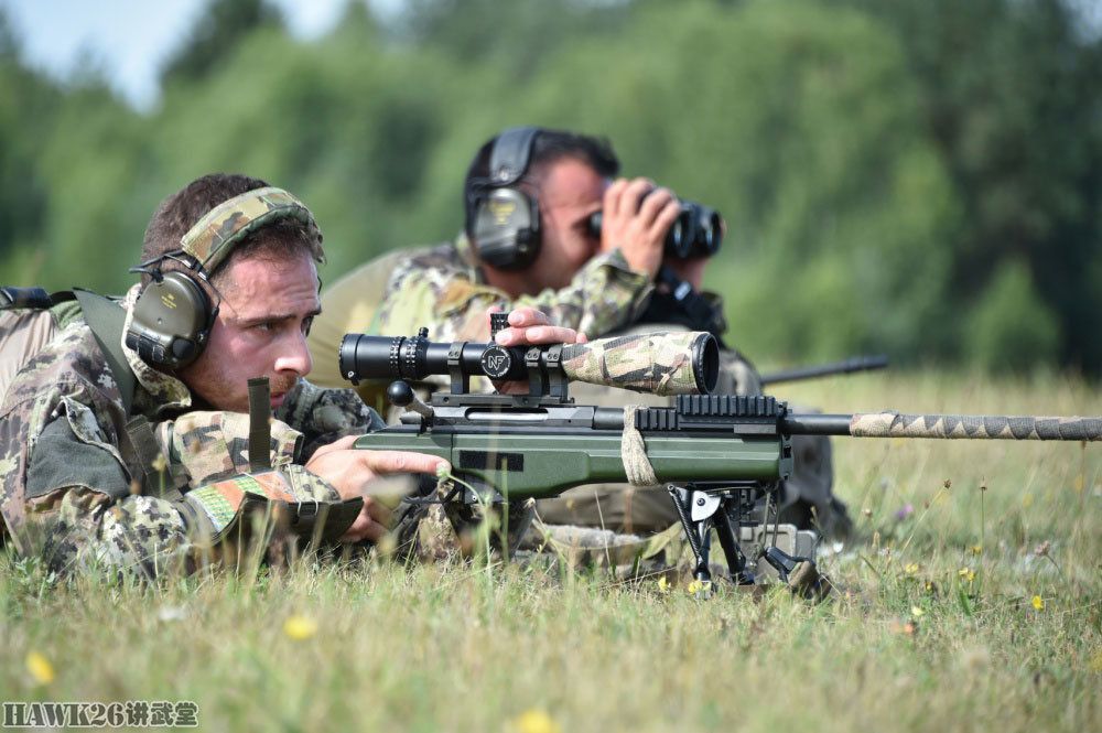 "欧洲最佳狙击组"比赛 意大利队使用arx-200精确射手步枪