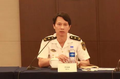 最后,宁波海事局李表康局长做总结发言.