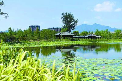 城市森林公园添绿怀柔老城