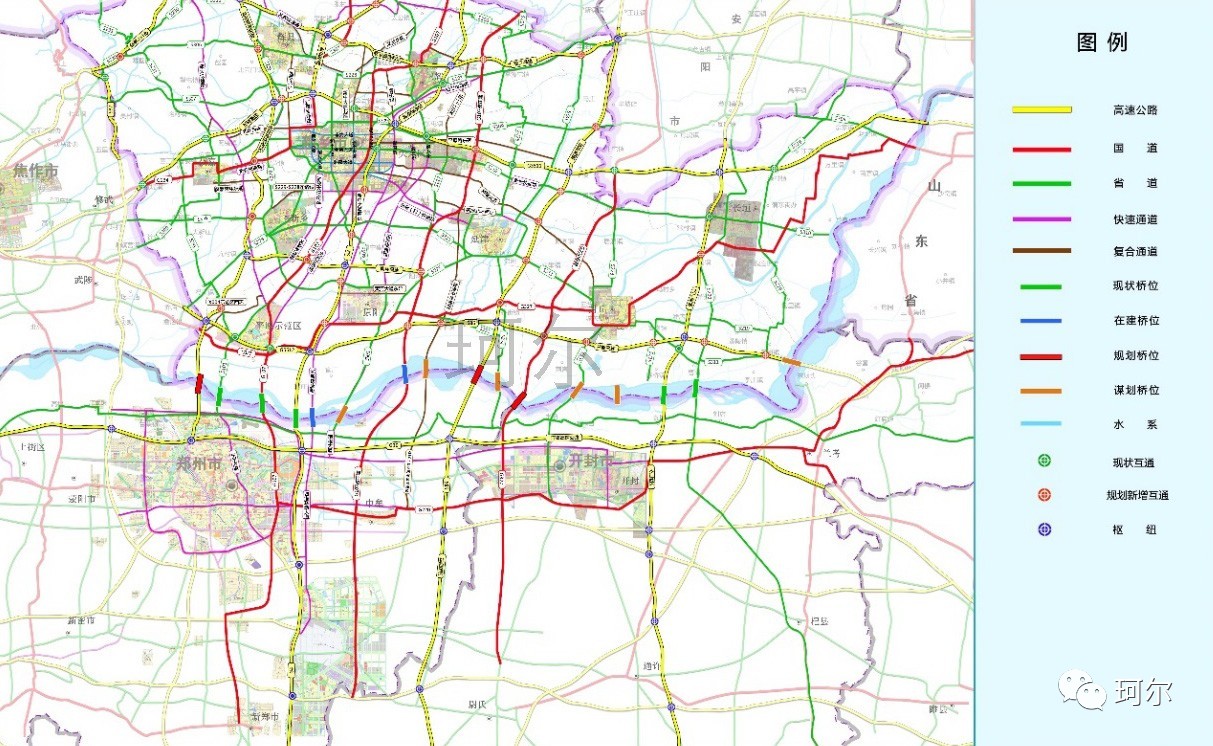 快速路,新原快速路(s506改线),g107改线,延津中牟通道,安罗高速,s224