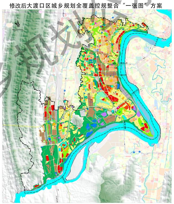 重庆主城区城乡规划全覆盖控规一张图方案公示