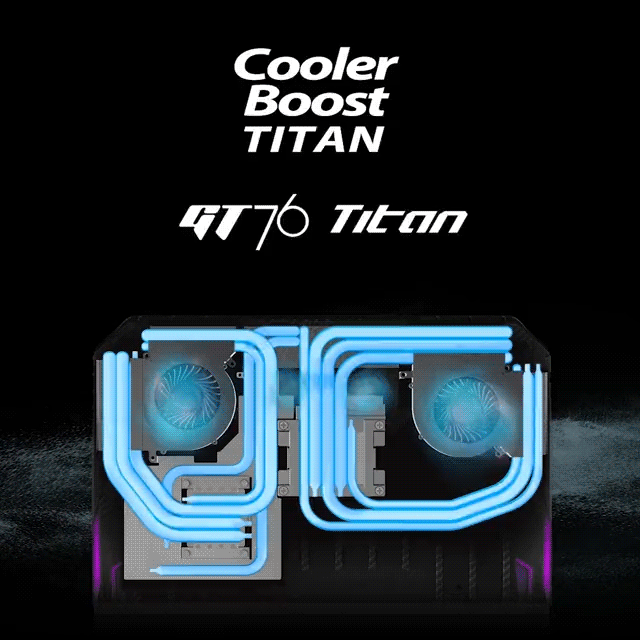 微星全新gt76 titan专为旗舰机款设计的cooler boost titan强效散热