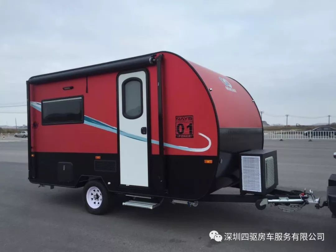 【深圳四驱rv】2018爆款热卖轻量级拖挂房车~科斯跟屁虫360!