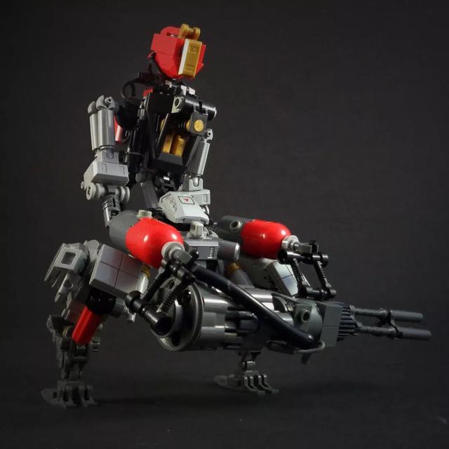 lego乐高mco作品欣赏唐老鸭及其他动漫角色机甲汽车