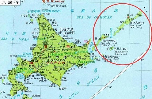 地图标记北方四岛为日本领土，俄舰赶赴近海炮击，日正式道歉！_ 