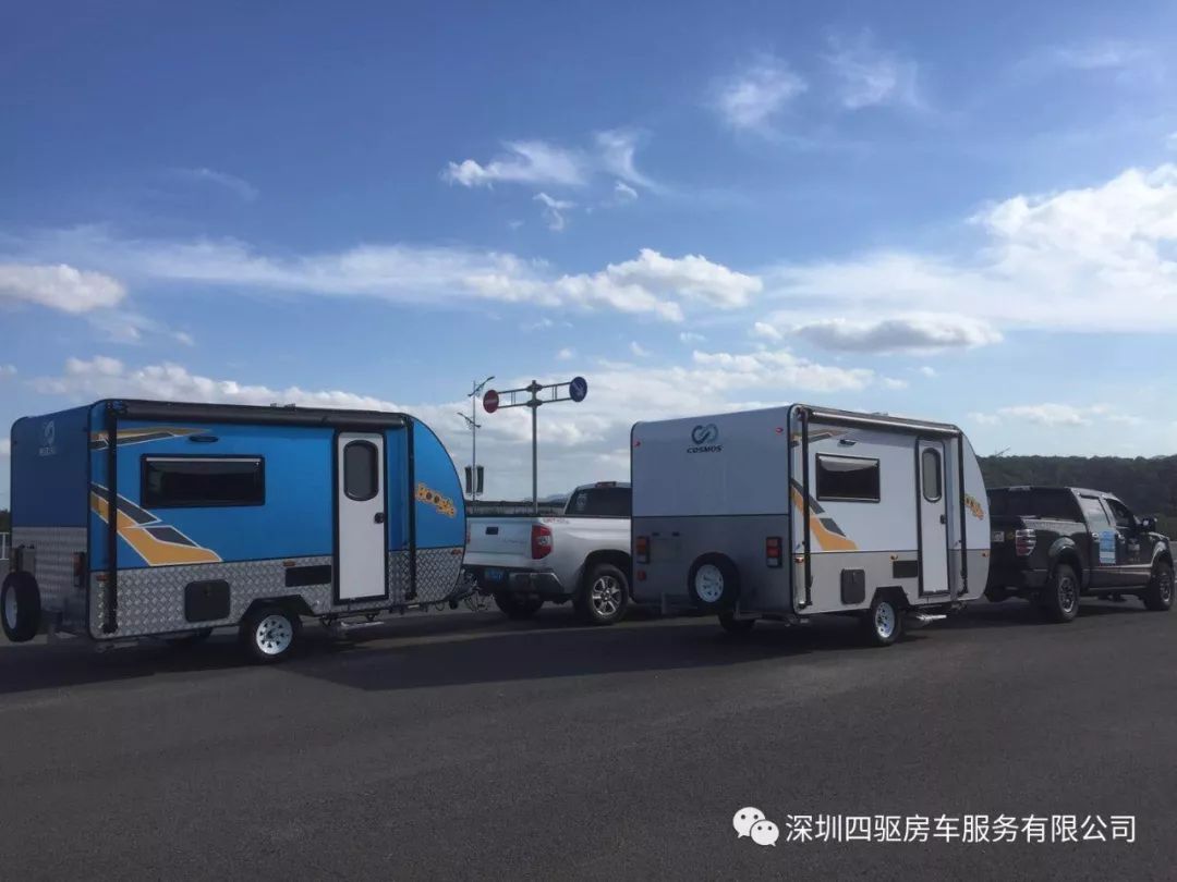 【深圳四驱rv】2018爆款热卖轻量级拖挂房车~科斯跟屁虫360!