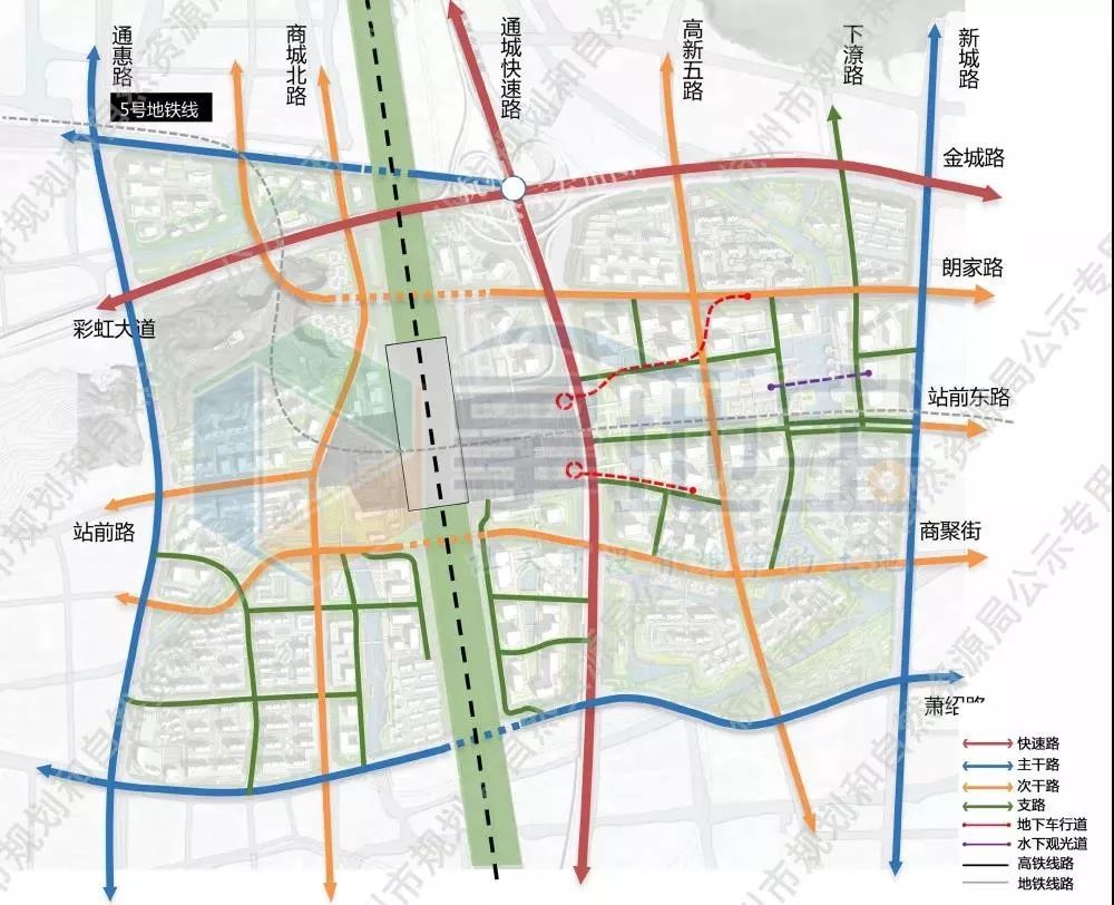 规划杭州市南站新城核心区城市设计公示东侧仅剩一小宗宅地