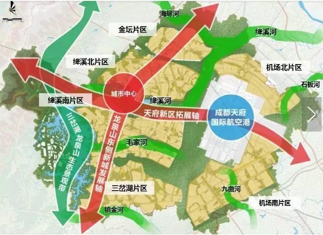 成都东进区域和东部新城规划来了范围定位看清楚